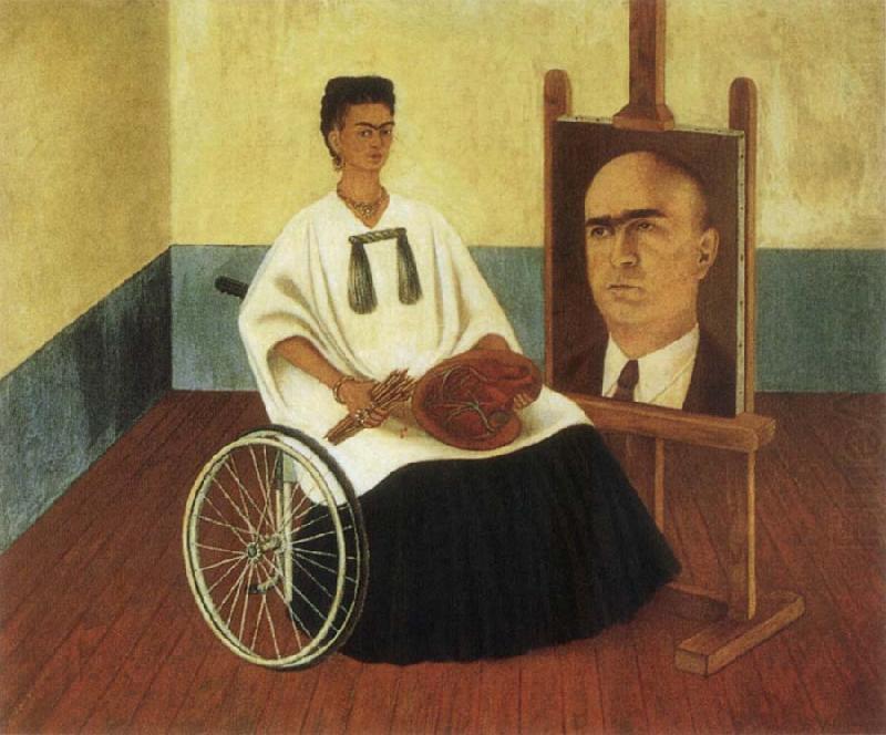 The artist and Doc., Frida Kahlo